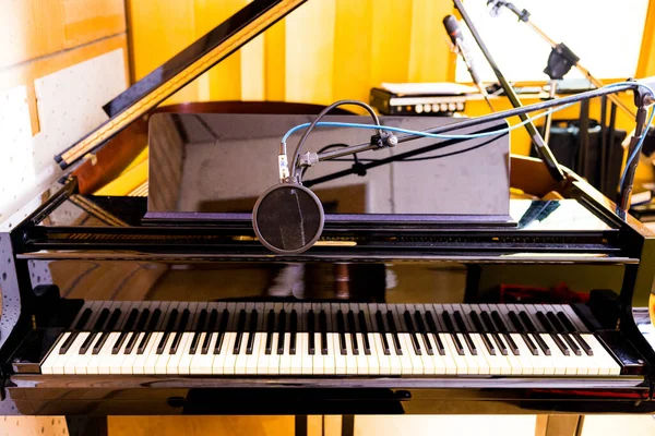 Piano Recording Studioi — Zdjęcie stockowe