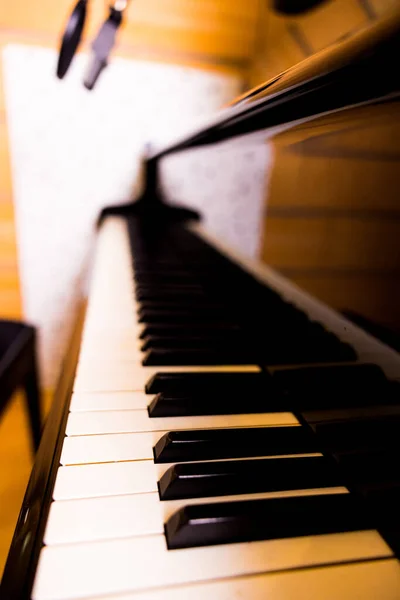 Piano Recording Studio — Stock Photo, Image