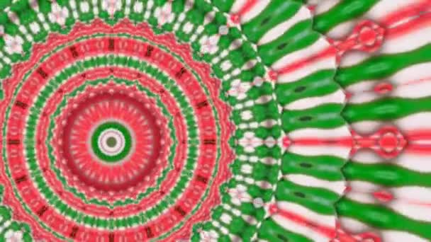 Motif Hypnotique Coloré Abstrait — Video