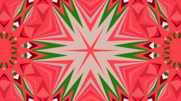 Abstract Colorful Hypnotic Pattern — Stock Video