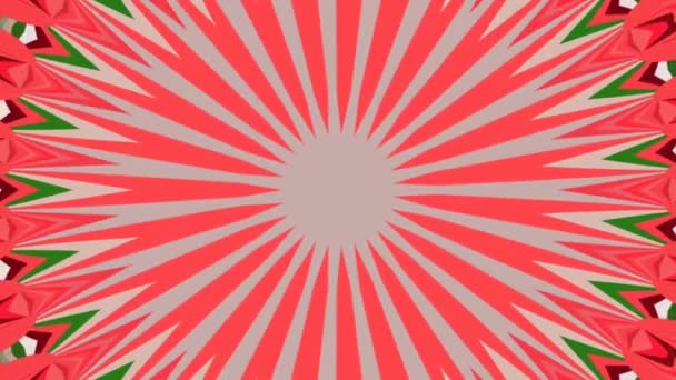 抽象的なカラフルな催眠パターン — ストック動画