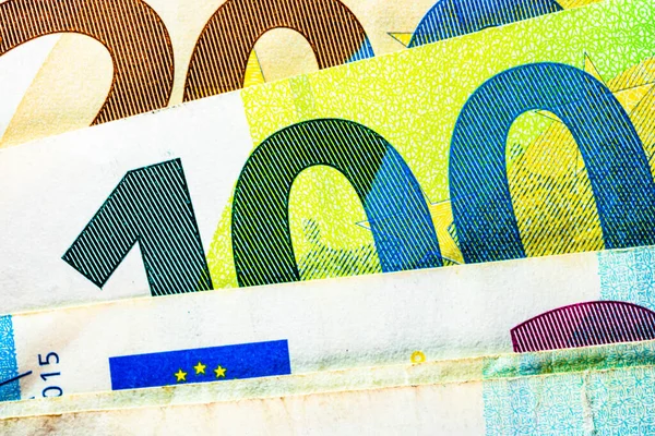 Makroaufnahme Der Details Der Banknote Als Geld Geschäftlicher Hintergrund — Stockfoto
