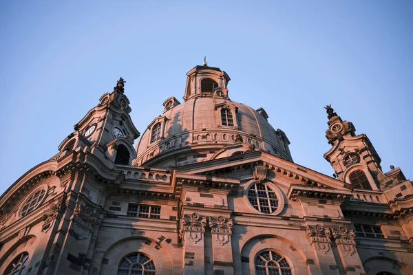 Low Angle Shot Frauenkirche Dresden Germany — Φωτογραφία Αρχείου