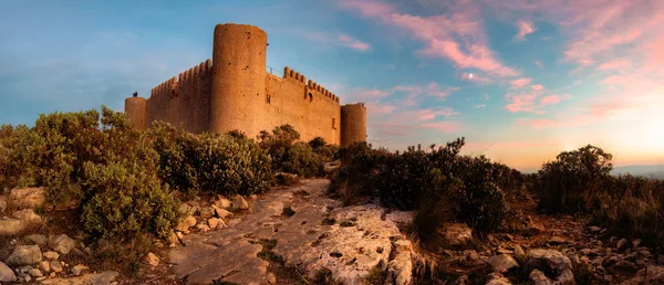 Beautiful Shot Sunset Castell Montgri Good Wallpaper — Stock Photo, Image