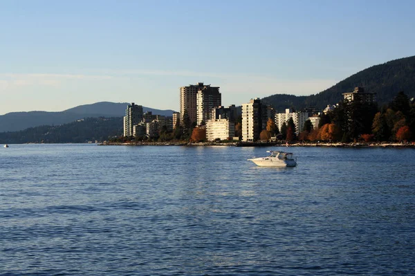 Dia Ensolarado Outono Vancouver Canadá — Fotografia de Stock