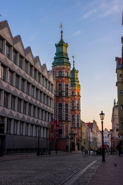 Gdan Poland Oct 2021 Vertical Shot Building Academy Fine Arts — Stock Photo, Image