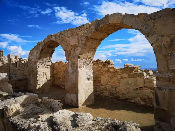 Arches Ruins Ancient Kourion Limassol Cyprus — 图库照片