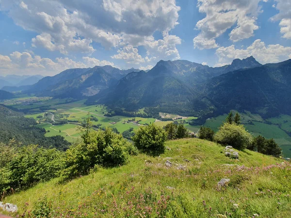 Uma Vista Fascinante Uma Bela Paisagem Montanhosa Alemanha — Fotografia de Stock