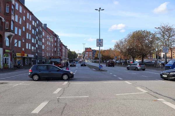 Kiel Deutschland Oktober 2021 Eine Schöne Aufnahme Der Straßen Von — Stockfoto
