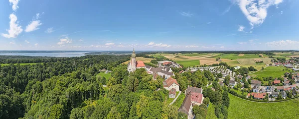Panoramic Shot Town Bavaria — Foto Stock