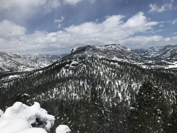 Beautiful Snowy View Rocky Mountain National Park Estes Usa — Fotografia de Stock