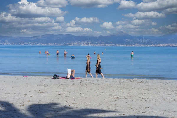 Beautiful Shot Beach Majorca Spain Day — Stok fotoğraf