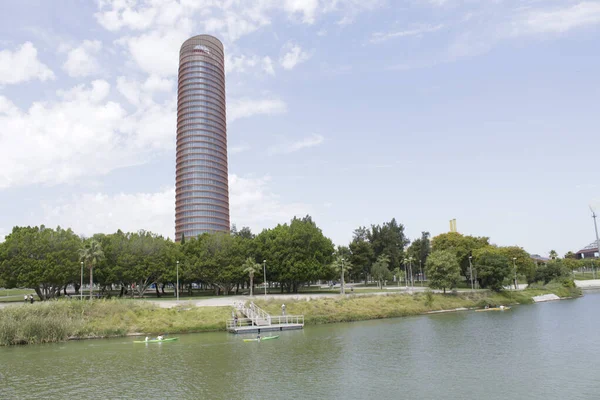Sevilla Millenium Tower River Side — 스톡 사진