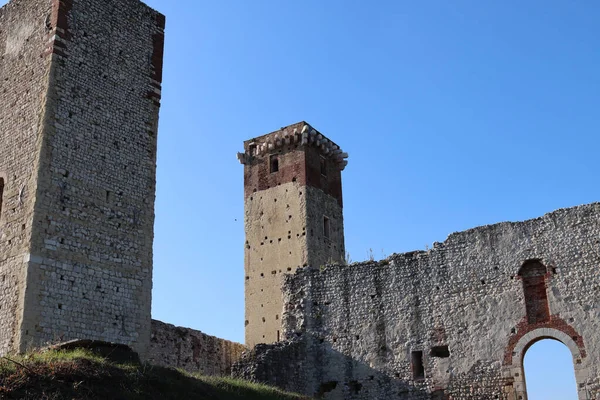 View Austrian Military Castle Castel Montorio Verona Italy — Foto de Stock