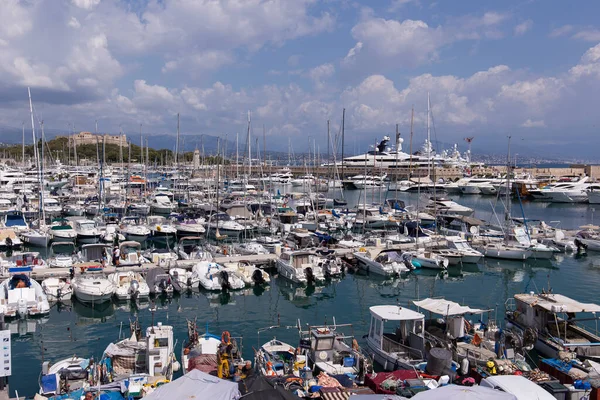 Überblick Über Port Vauban Antibes Frankreich — Stockfoto