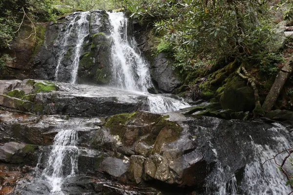 Каскадні Водоспади Національному Парку Смокі Маунтінс Теннессі Сша — стокове фото