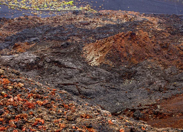 Częściowo Nadal Czuć Ciepło Lawy Ostatniej Erupcji 1971 — Zdjęcie stockowe