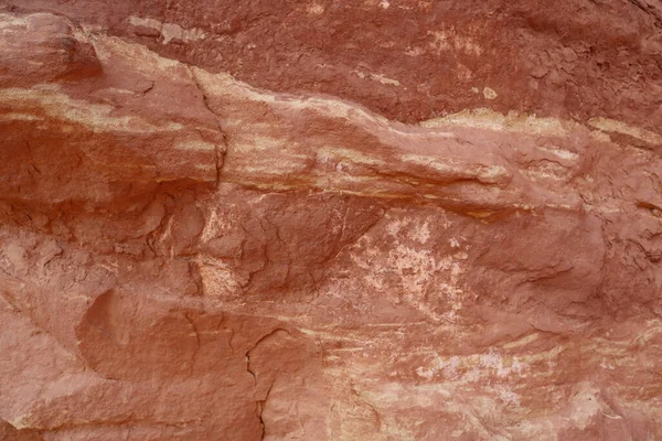 Detailaufnahme Der Roten Felsoberfläche — Stockfoto