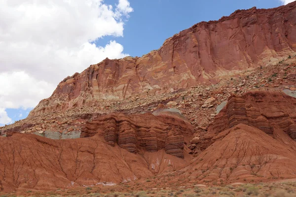 Breathtaking View Rugged Red Rock Landscape Capitol Reef National Park — Stock Photo, Image