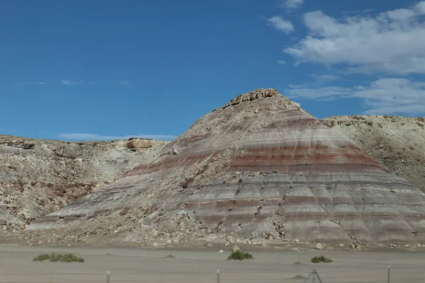 Uma Vista Estranha Paisagem Rochosa Camadas Acidentadas Utah Eua América — Fotografia de Stock