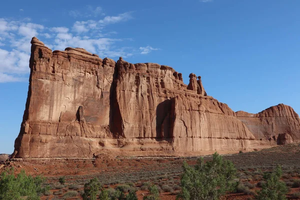 Paysage Canyon Des Trois Commérages Dans Les Tours Palais Justice — Photo