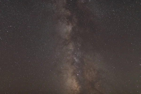 星空の天の川の水平線の背景 — ストック写真