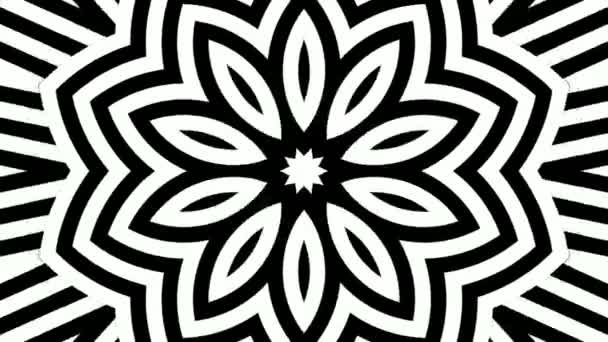 抽象的な幾何学的催眠パターン — ストック動画