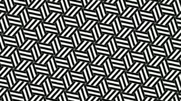 Abstract Geometrisch Hypnotisch Patroon — Stockvideo