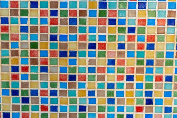 Een Kleurrijke Achtergrond Met Kleine Vierkantjes — Stockfoto