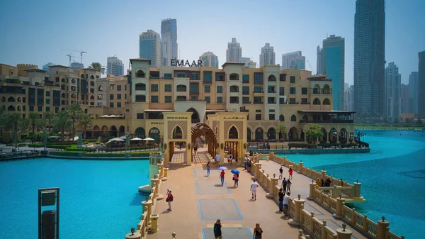 Duba Emiratos Árabes Unidos Julio 2019 Una Vista Fascinante Fuente —  Fotos de Stock