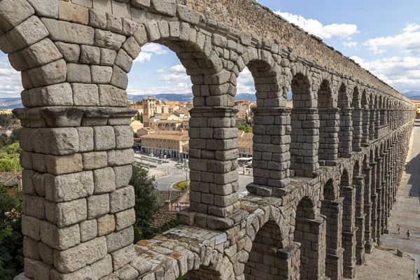 세고비아 Acueducto Segovia 기원후 세기에 로마의 수도교이다 스페인 세고비아 — 스톡 사진