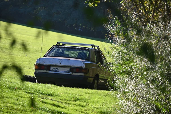 Lohne Allemagne Oct 2021 Mercedes Benz Golf Car Golf Course — Photo