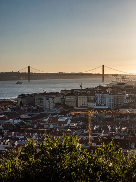 Pionowy Widok Lizbonę Portugalia — Zdjęcie stockowe