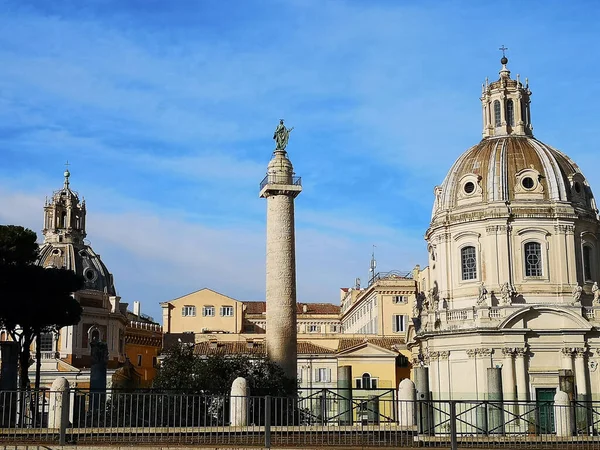 Rome Olaszország December 2018 Santa Maria Loreto Santissimo Nome Maria — Stock Fotó