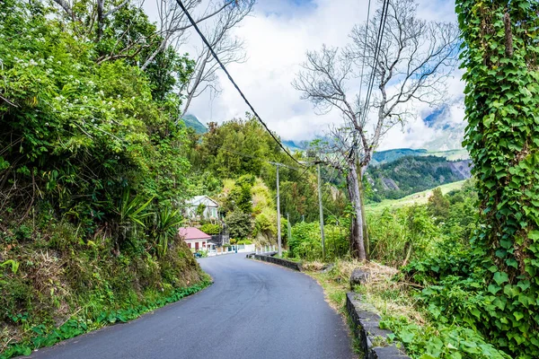Straße Den Bergen Salazie Réunion — Stockfoto