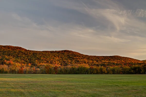 Une Belle Vue Sur Mont Tom Dans Massachusetts — Photo