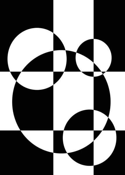 Organische Geometrische Abstracte Kunst Textuur Geometrische Vormen Beige Bruin Geel — Stockfoto