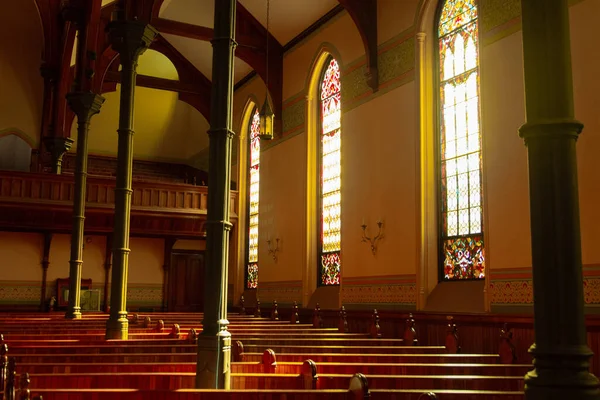 Piękny Widok Wnętrze Kościoła North Hampton — Zdjęcie stockowe
