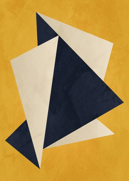 Βιολογική Γεωμετρική Αφηρημένη Τέχνη Υφή Γεωμετρικά Σχήματα Μπεζ Καφέ Κίτρινο — Φωτογραφία Αρχείου