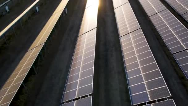 Tecnología Energía Alternativa Panel Solar — Vídeo de stock