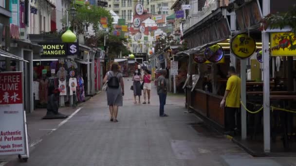 Beeldmateriaal Van Asia City Street — Stockvideo