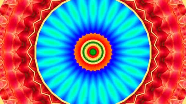 Abstract Colorful Kaleidoscope Background Beautiful Illustration Your Business — Stock Video