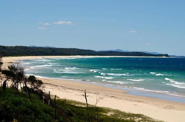 Valla Beach Aan Kust Van Nambucca Australië — Stockfoto