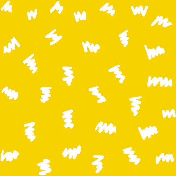 Weiße Und Gelbe Geometrische Mustergestaltung Neue Musterillustration — Stockfoto