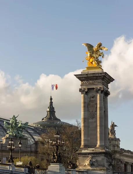 Plan Vertical Pont Alexandre Troisième Paris France — Photo