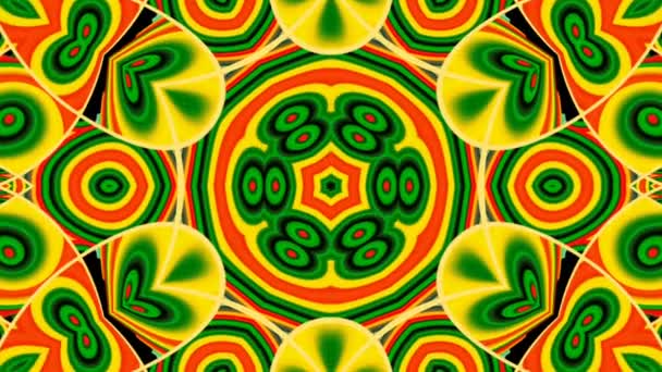 Abstract Colorful Kaleidoscope Background Beautiful Illustration Your Business — Stock Video