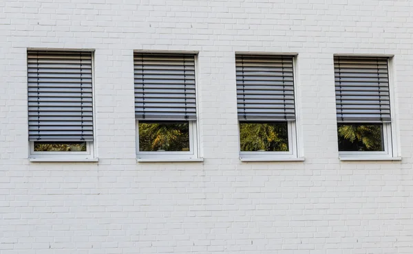 Beautiful View Windows Facade Building — Stock Photo, Image