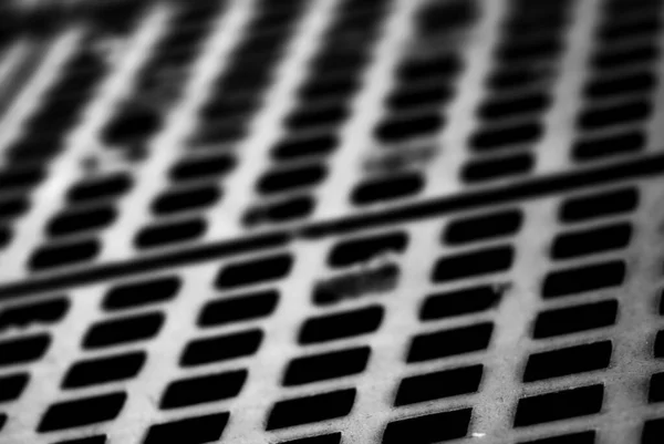 Cliché Niveaux Gris Une Texture Filet Ventilation — Photo