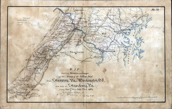Крупный План Старинной Винтажной Карты — стоковое фото