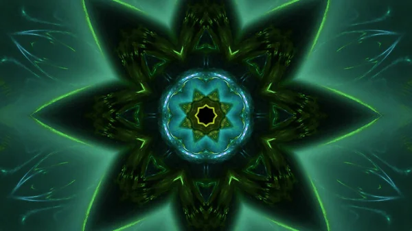 Абстрактная Иллюстрация Красочного Калейдоскопического Коридора Порталу — стоковое фото